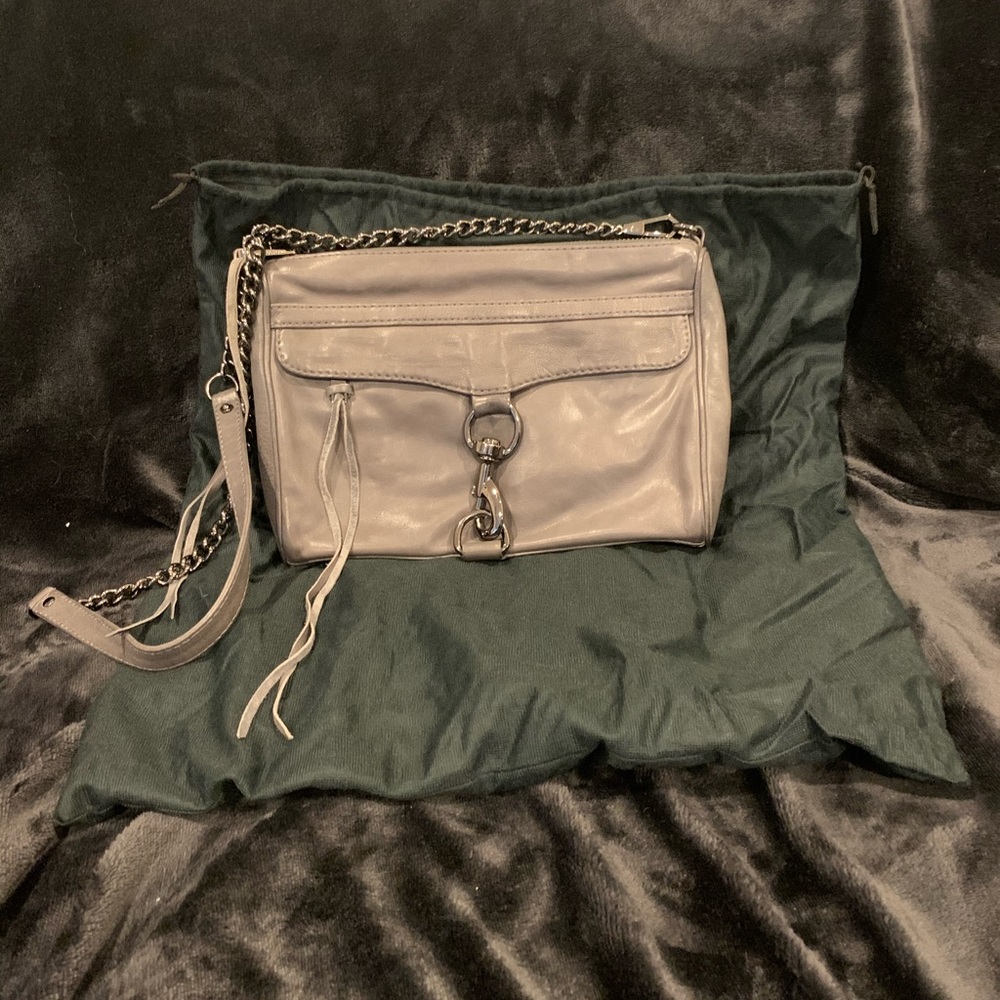 Authentic Rebecca Minkoff Grey Leather Bag